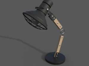 L&aacute;mpara de escritorio Modelo 3D