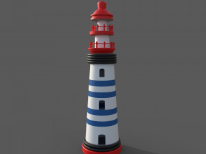 Toy Lighthouse 3D Модель