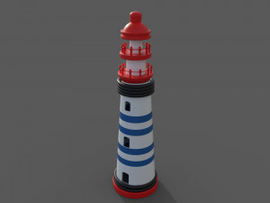 Toy Lighthouse 3D 模型