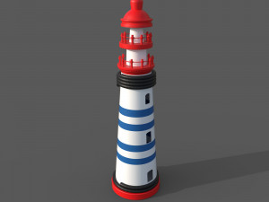 Toy Lighthouse 3D 模型