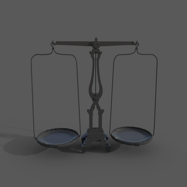 Classic scale 3D Модель .c4d .max .obj .3ds .fbx .stl .blend 