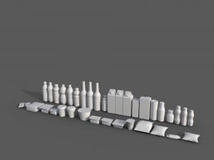 Food Pack Asset 3D 模型
