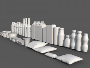 Food Pack Asset 3D 模型