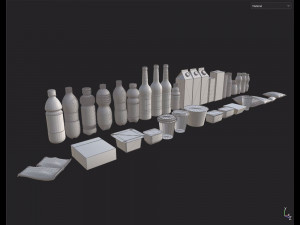Food Pack Asset 3D 模型
