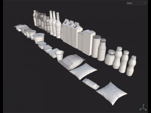Food Pack Asset 3D 模型