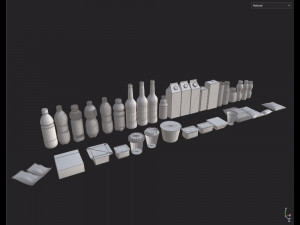 Food Pack Asset 3D 模型