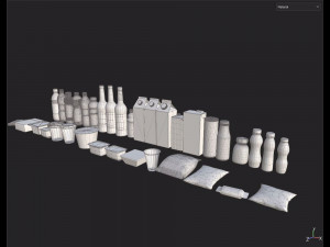 Food Pack Asset 3D 模型