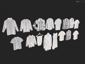 Clothes collection-01 3D 模型