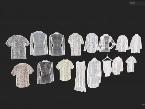 Clothes collection-01 3D Model
