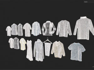 Clothes collection-01 3D Model