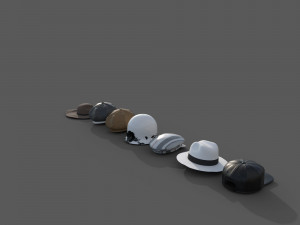 Hat collection-01 3D मॉडल