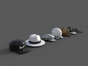 Hat collection-01 3D मॉडल