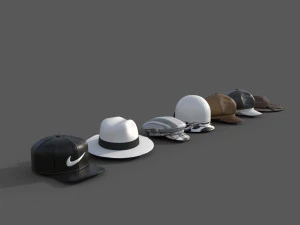 Hat collection-01 3D Model