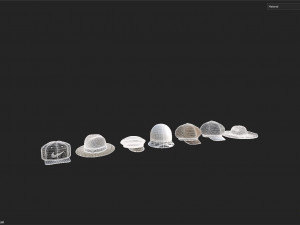 Hat collection-01 3D मॉडल