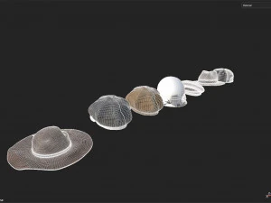 Hat collection-01 3D Model