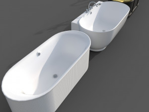 Bathtub Collection-01 3D मॉडल
