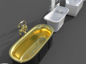 Bathtub Collection-01 3D मॉडल
