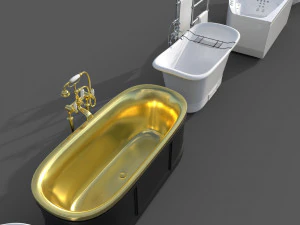Bathtub Collection-01 3D Model