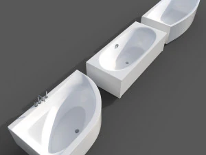 Bathtub Collection-01 3D Model