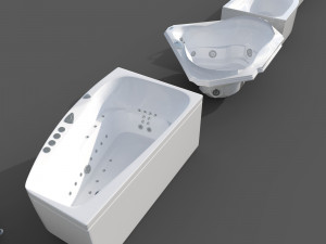 Bathtub Collection-01 3D मॉडल