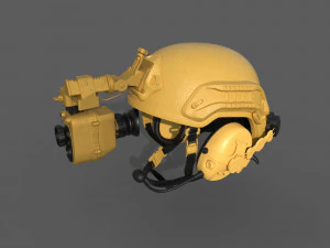 Casco táctico Modelo 3D