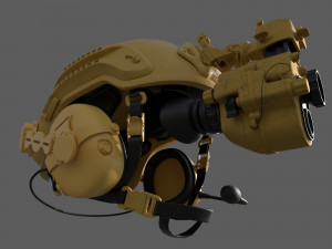 Tactical Helmet Model 3D