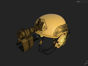 Tactical Helmet 3D Model
