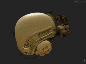 Tactical Helmet 3D Model