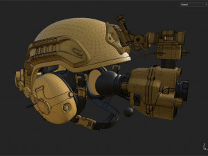 Tactical Helmet Model 3D