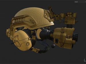 Tactical Helmet 3D Model