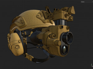 Tactical Helmet Model 3D