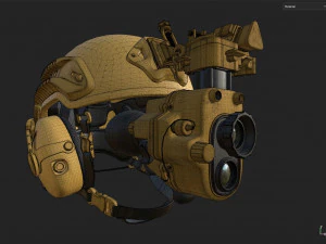 Tactical Helmet 3D Model