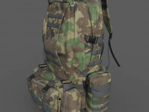 Militaire rugzak 3D Model