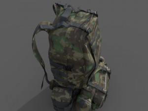 Military Backpack 3D 모델