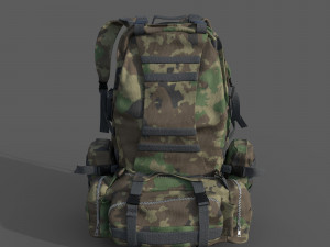 Military Backpack 3D 모델