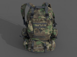 Military Backpack 3D 모델
