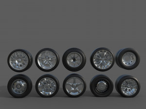 Wheel Set 3D 模型