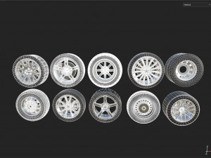 Wheel Set Modello 3D