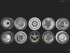 Wheel Set Modello 3D