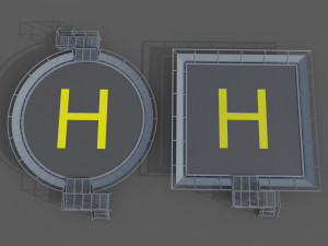 Heliport Modello 3D