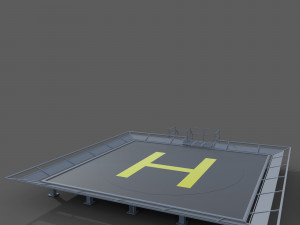 Heliport Modello 3D