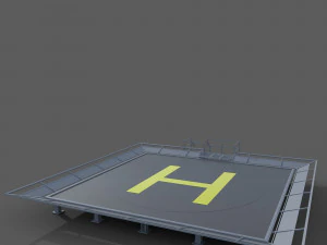 Heliport 3D Model