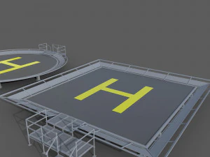 Heliport 3D Model