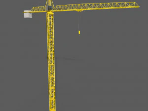 Баштовий кран 3D Модель