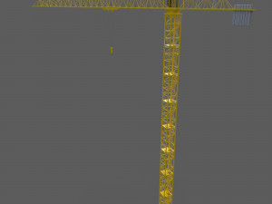 The Tower Crane Model 3D