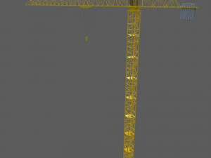 Баштовий кран 3D Модель