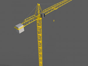 The Tower Crane Model 3D