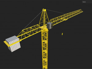 The Tower Crane Model 3D