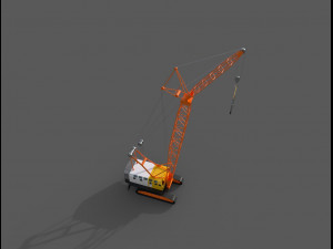 Crawler Crane Modello 3D