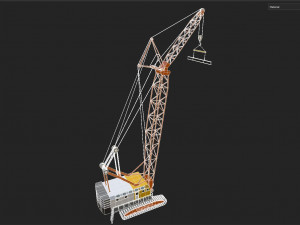 Crawler Crane Modello 3D